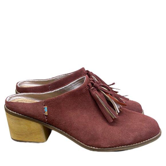 Toms Shoes - 🔥Toms Muskat Tassel Leila Mules Womens NWOT